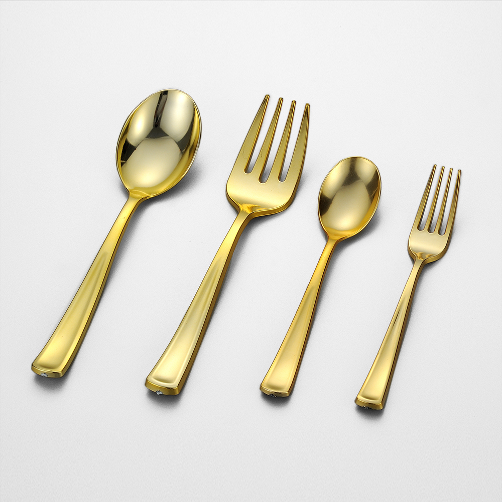 Gold Knife, Fork, Spoon